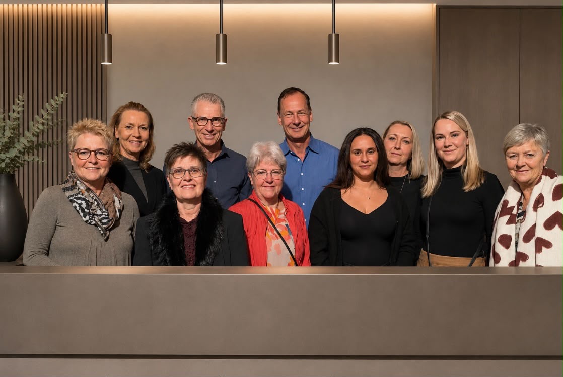 Dr. Thomas Freier, Dr. Björn Wachter und das Team der Gemeinschaftspraxis in der Neuen Mitte